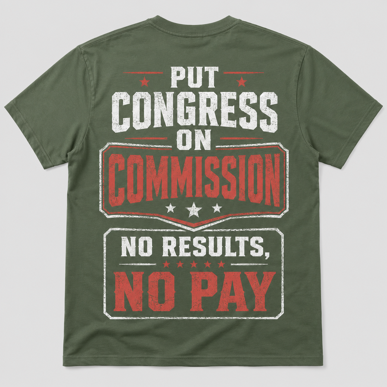 Put Congress on Commission Funny T-Shirt